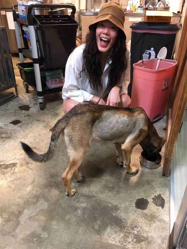 翊萱从小在妈妈的带领，长期关注流浪动物议题。（艾迪升传播提供）