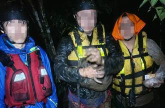 6人受困新竹尖石泰崗野溪溫泉 剩2人躲山壁漏夜搜救中