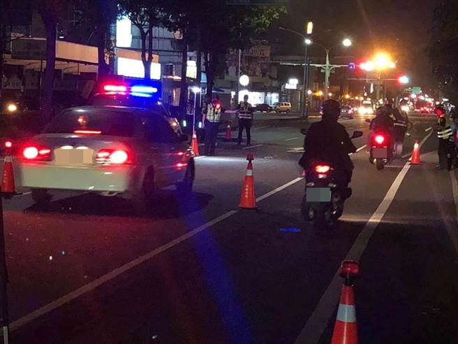 連假期間，永康警方2天查獲12件酒駕。（民眾提供／曹婷婷台南傳真）