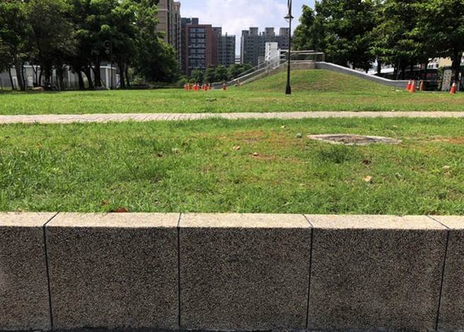 台中市東區干城、礫間公園設施十分單調，民代抨擊浪費公園功能。（民眾提供）