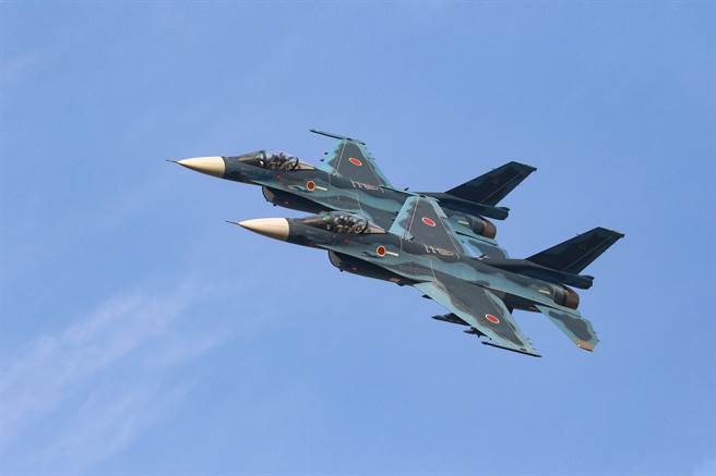 圖為日本航空自衛隊F-2戰機。(示意圖／shutterstock)
