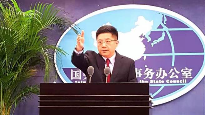 大陸國台辦發言人馬曉光。（藍孝威攝）