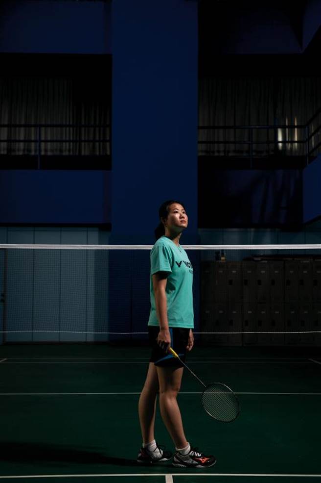 世界听障羽球球后──沈彦汝。(图/庄坤儒)

