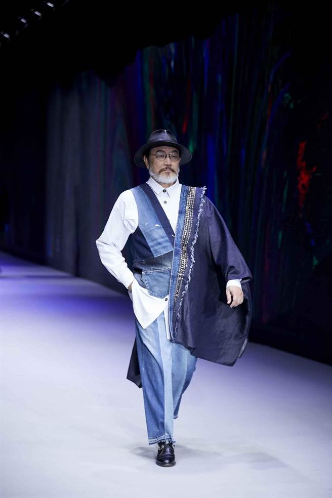 时尚老人林经甫为Story Wear走秀。（Story Wear提供）