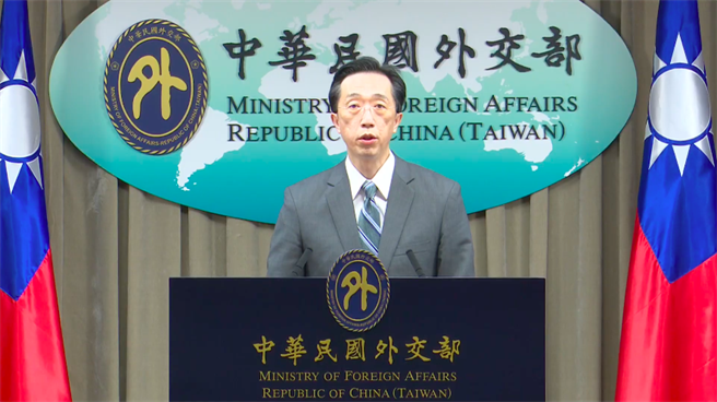 外交部北美司司長徐佑典。（外交部直播）