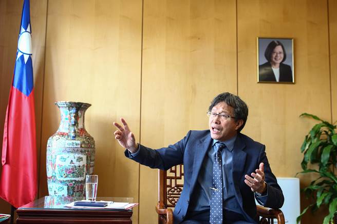 驻德代表谢志伟。（资料照，邓博仁摄）