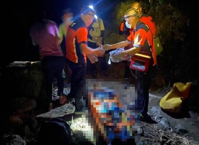 台南市政府消防局统计于今年初到9月底，大冻山已发生11件登山意外，其中2件为到院前心肺功能停止（OHCA）案件。（读者提供／张毓翎台南传真）