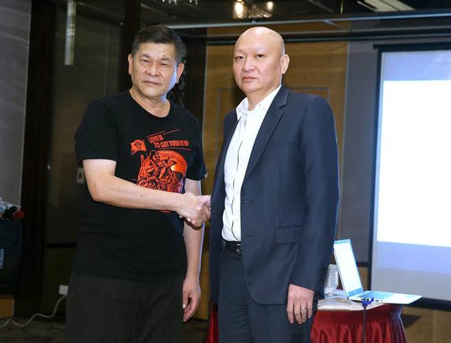 林秉文喊话澎恰恰现在欠的2.2亿1年内没还完的话，将由他来还。（图／粘耿豪摄）