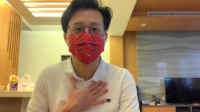 针对林佳龙脸抒发文挺陈柏惟，删Q总部发言人MAX喊话「林部长、林市长、林委员扪心自问」。（删Q总部提供／王文吉台中传真）