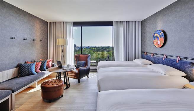 晶華國際酒店集團全新開幕捷絲旅台南十鼓館，推出「暢遊十鼓」住房專案。（捷絲旅台南十鼓館提供）