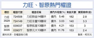 台灣權王－矽智財領軍 力旺智原權證燒