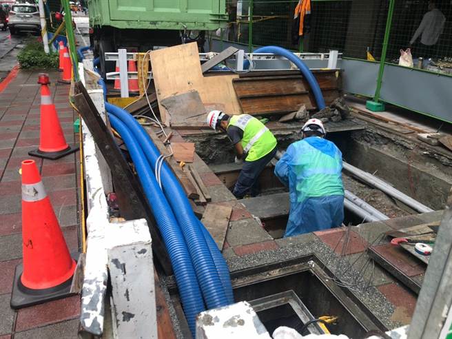 北市第一座廢棄地下道變身滯洪池。（水利處提供／楊亞璇台北傳真）