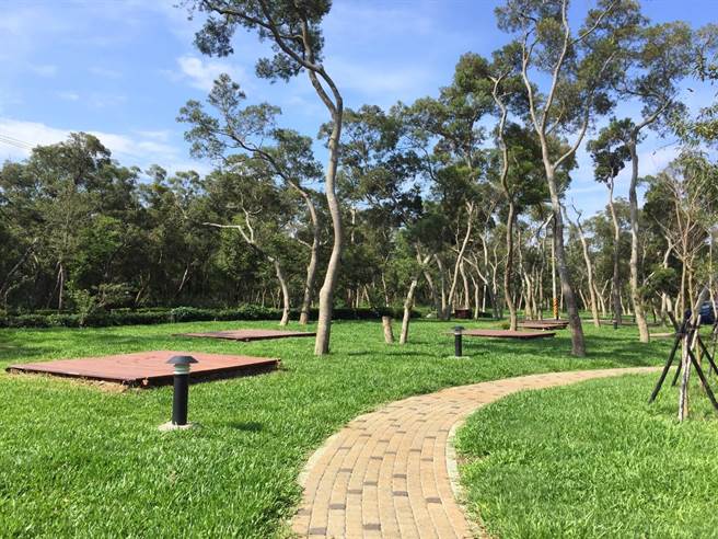 大甲铁砧山星光露营场现况。（台中市观旅局提供／王文吉台中传真）