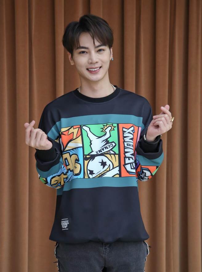 古曜威14日出席公益活動。（陳俊吉攝）