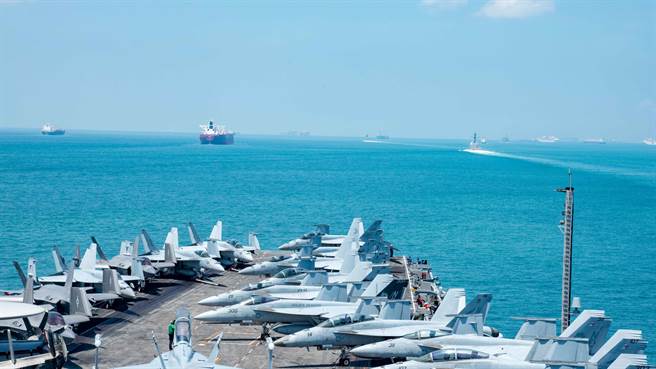 美海军军令部长表示，因应中国大陆的关键是联合盟友与合作伙伴。图为「卡尔文森号」。（图／美国海军推特）