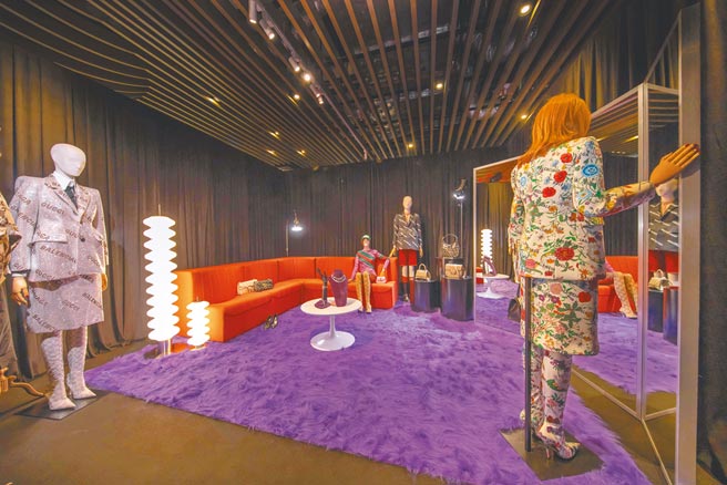 GUCCI這次內部能見到GUCCI x Balneciaga的作品。（GUCCI提供）