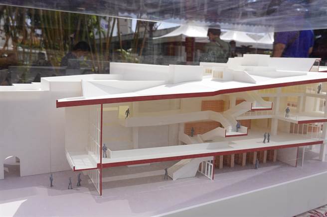 台东县立图书总馆15日动工，预计2023年完工。（蔡旻妤摄）