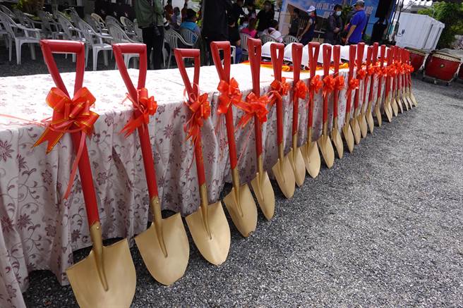 台东县立图书总馆15日动工，预计2023年完工。（蔡旻妤摄）