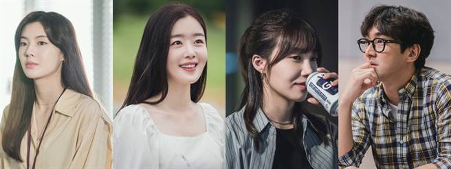 鄭恩地、李善彬、韓善伙三人飾演嗜酒如命的好酒伴。（圖／愛奇藝國際站提供）