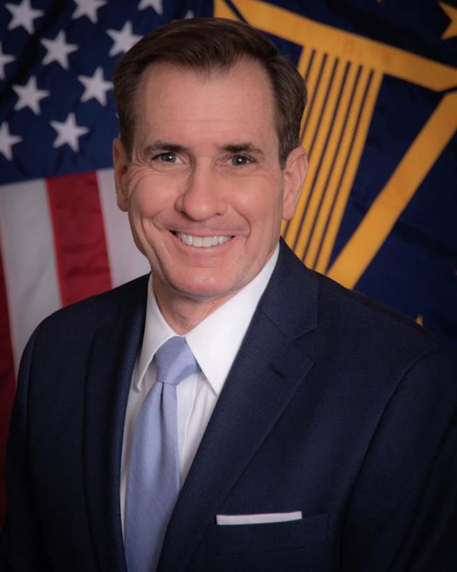 美国国防部发言人柯比（John Kirby）。取自美国国防部