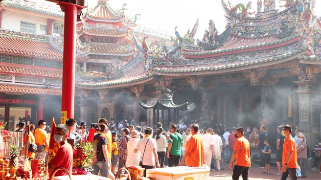 南鲲鯓代天府每年4大进香期，进香人次合计逾千万。（张毓翎摄）