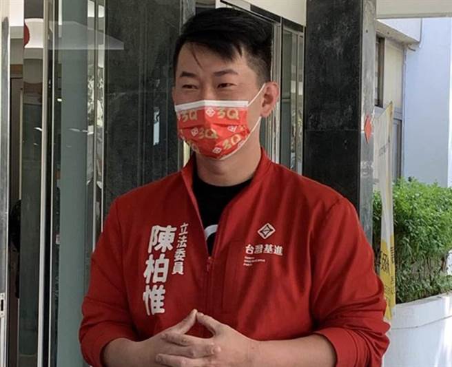 台湾基进立委陈柏惟。(资料照，林欣仪摄)