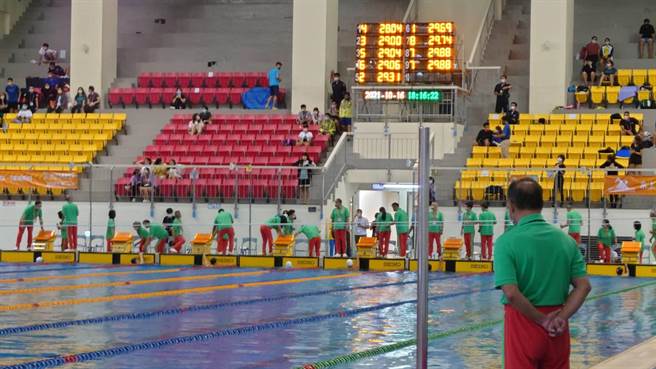 全国运动彰化县夺第一金，吴浚锋蛙式泳摘冠还破大会纪录。（彰化县政府提供／吴敏菁彰化传真）