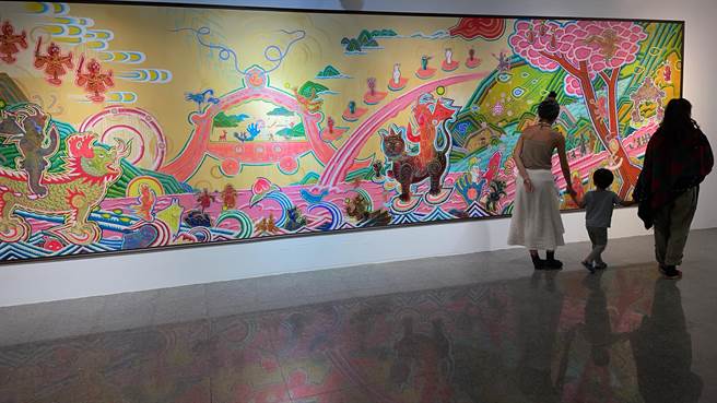 「PALAFANG花莲跳浪艺术节」即起至明年1月10日在花莲石雕博物馆及文化局园区展出，10组艺术家以「创造你与花莲的新关系」为核心，用多元媒材呈现花莲山水美景。（花莲县文化局提供／罗亦晽花莲传真）