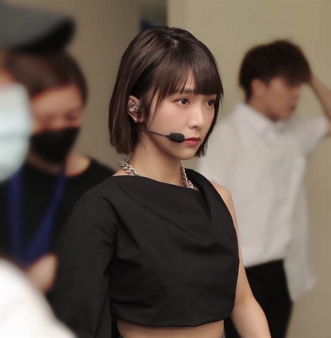 温妮昨在全运会上唱跳新歌。（哈啰你好工作室提供）