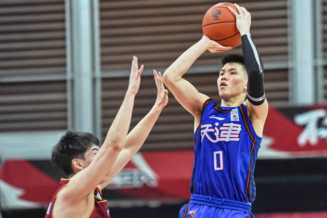林庭谦在17日开幕战投篮命中率仅2成63。(新华社资料照)