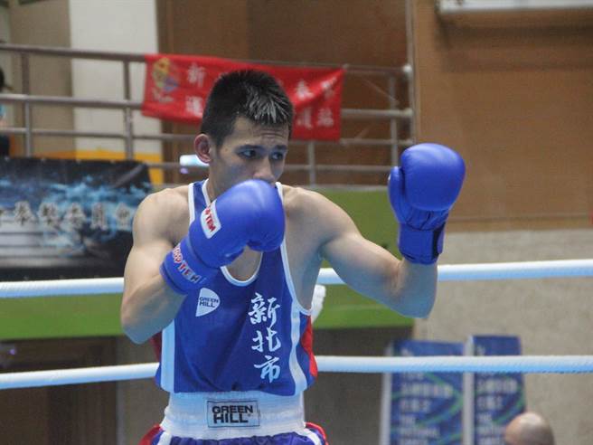 東京奧運拳擊女將林郁婷的陪練員李承威，在全運會站上擂台當主角。（全運會提供）