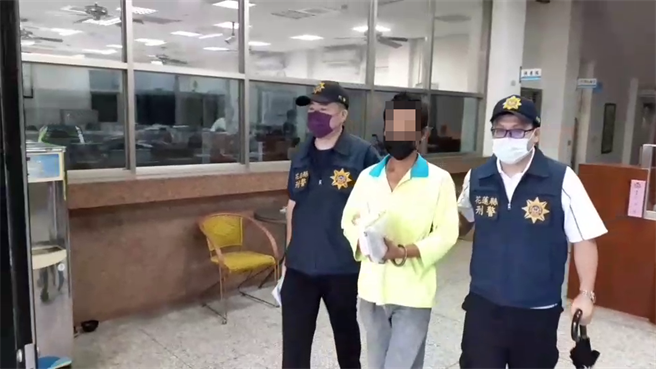 瑟男和陳女11日晚間起肢體衝突後，不慎將陳毆打致死，警方目前已依殺人罪嫌移送偵辦並裁定羈押。（警方提供／羅亦晽花蓮傳真）