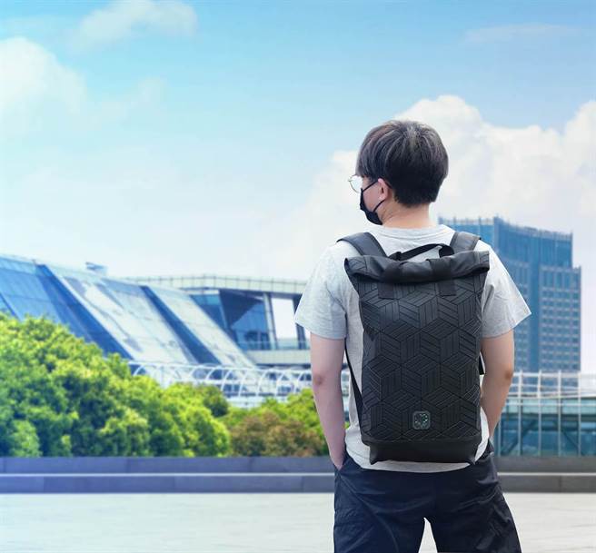 鬼灭几何格纹后背包。（信赖互动行销提供）