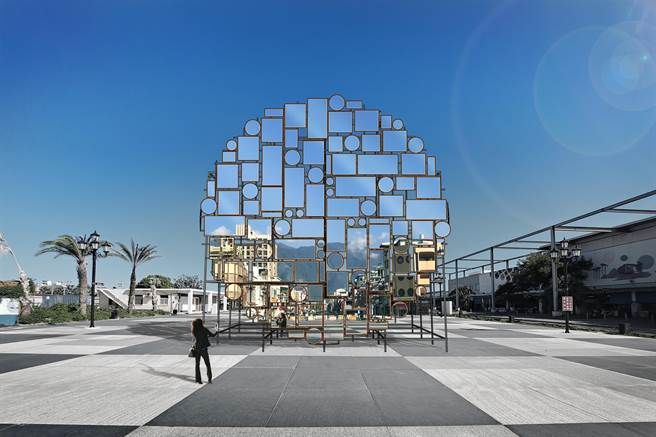 「花蓮城市空間藝術節」將在日出香榭大道展示裝置藝術，探究花蓮的城市樣態與生活形式。（花蓮縣文化局提供／羅亦晽花蓮傳真）