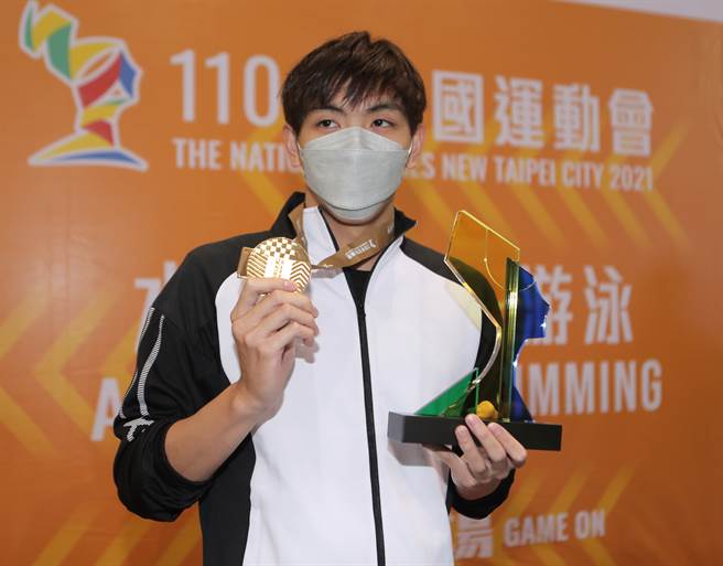 庄沐伦突破低潮，终于再创全国新猷。（陈怡诚摄）