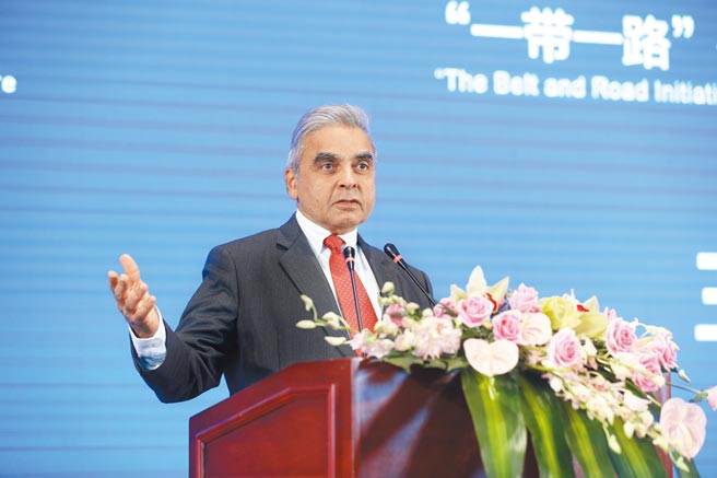 新加坡前驻联合国大使马凯硕。（中新社）