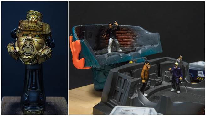 冠軍獎盃外型和內部照。（星奇三創意提供）