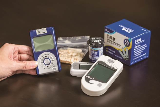 血糖试纸及血糖仪。（图／IN新竹提供）