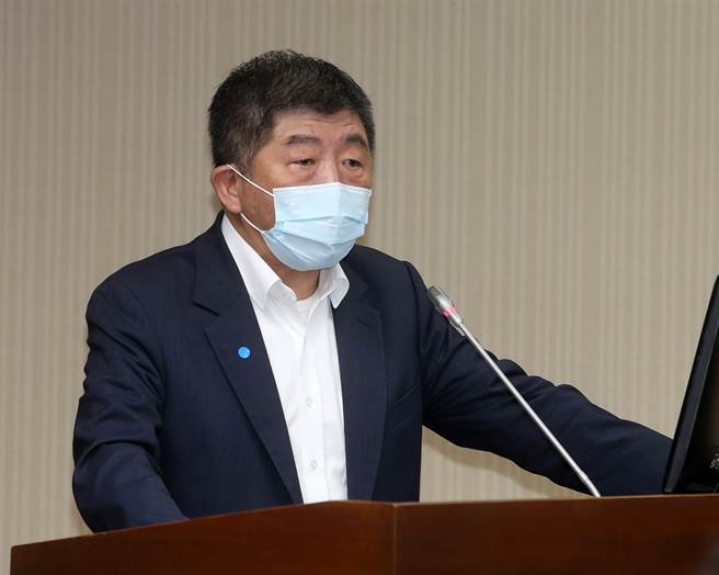 衛福部長陳時中（見圖）。（劉宗龍攝）