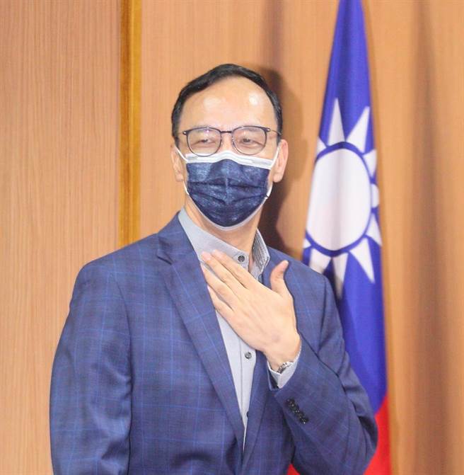 国民党主席朱立伦。（张铠乙摄）