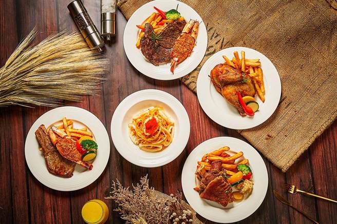 台北新板希尔顿酒店馆内「Market Flavor悦．市集」即日起平日推出Semi Buffet，逾10道主餐任消费者挑选。（台北新板希尔顿酒店提供）