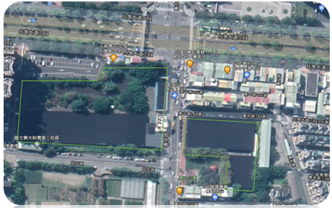 位在台灣大道和惠中路的「文高17用地」，不蓋台中市府第2辦公室了。（台中市府提供／盧金足台中傳真）