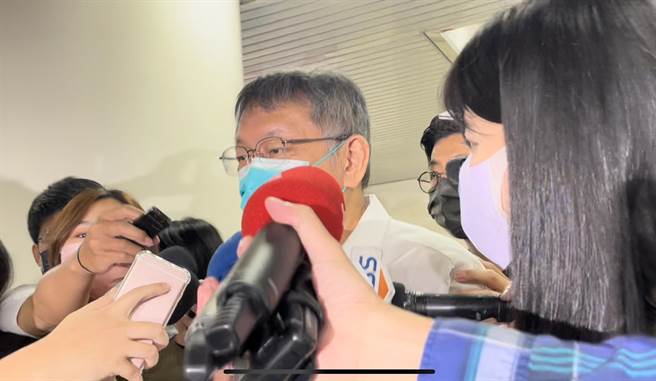 台北市长柯文哲。（张颖齐摄）