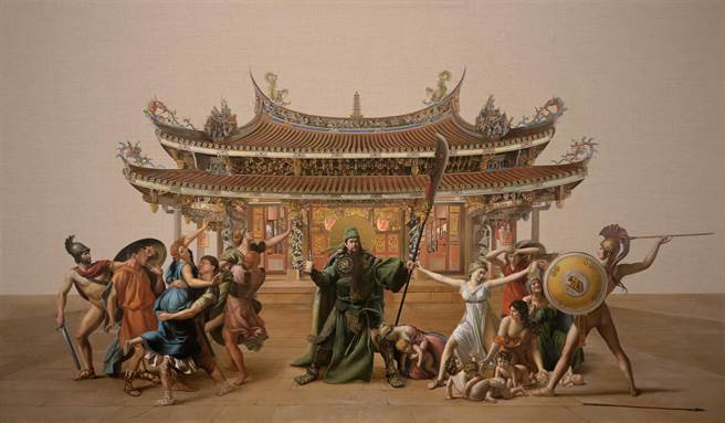 《保安宫剧场》旨在探问东方主义与台湾面对文化衝击时如何因应。（多纳艺术提供）