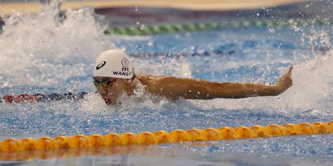 年僅19歲的游泳好手王冠閎，在2021年全運會個人獨攬8金2銀。（全運會提供）