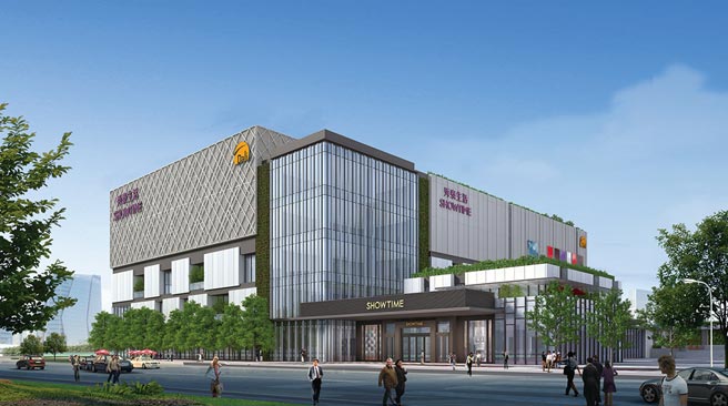 秀泰集团与达丽建设合作秀泰生活冈山乐购站前广场，投资总额约20亿元，将是冈山首座大型复合式商场与影城。图／秀泰