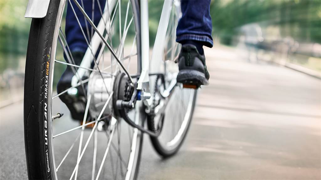Urban Taraxagum 自行車輪胎，是第一款使用蒲公英萃取生產的自行車胎。(圖/德國馬牌提供)