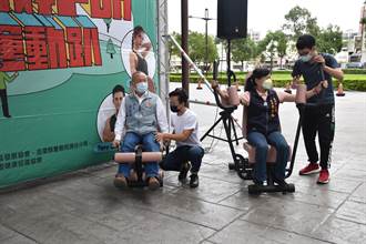 苗栗頭份市公所舉辦有氧派對 潘若迪將與銀髮族健身抗病毒