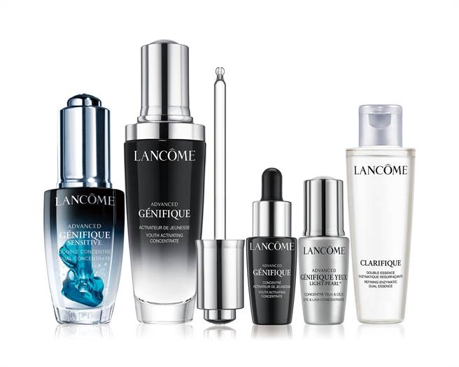 新光三越台北天母店LANCOME超未来肌因安瓶组，价值9642元，特价6390元，限量20组。（新光三越提供）