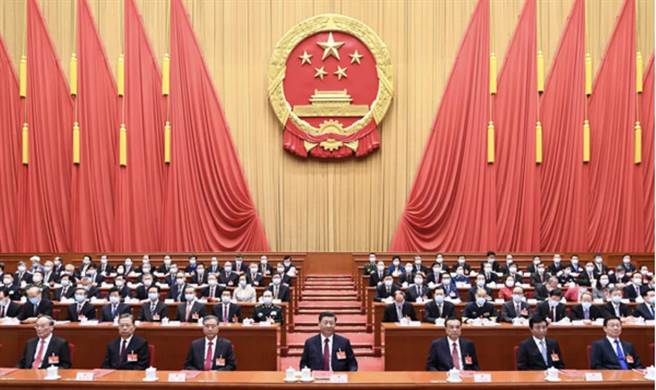 第十三屆全國人大四次會議閉幕。取自新華社